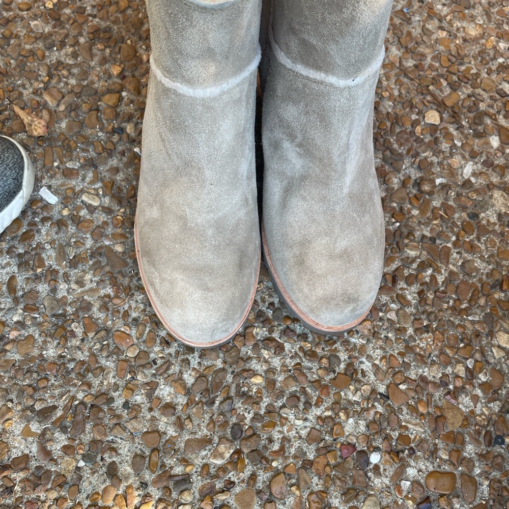 UGG Women's Winter Boots - Light Gray Suede